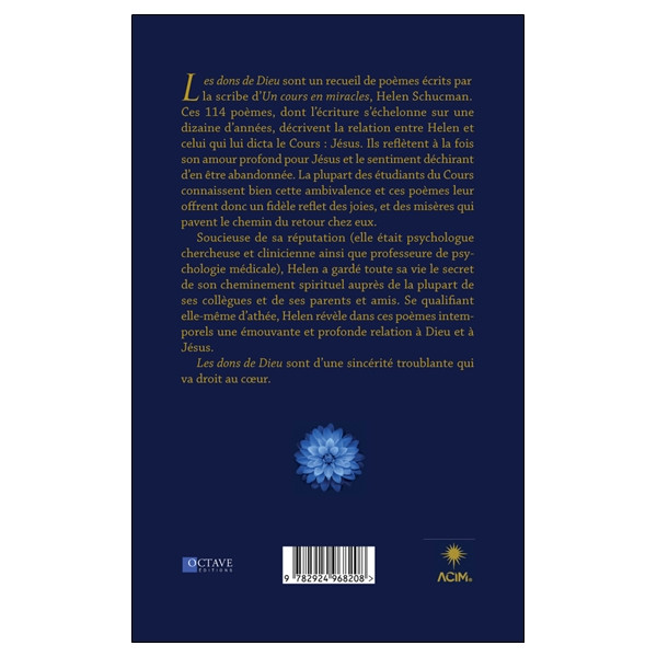Les dons de Dieu - Poèmes de l'autrice qui a transcrit Un cours en miracles