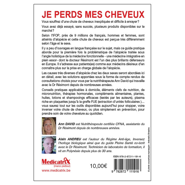 Je perds mes cheveux - Comment les retrouver ? Chauve qui peut !