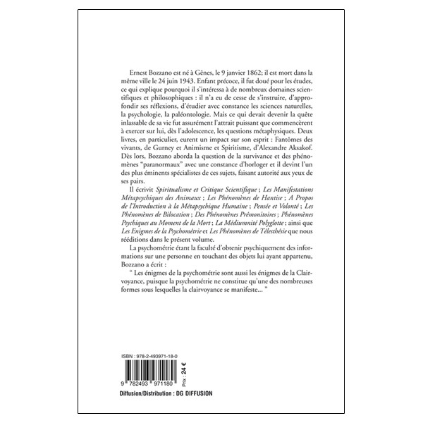 Les énigmes de la psychométrie
