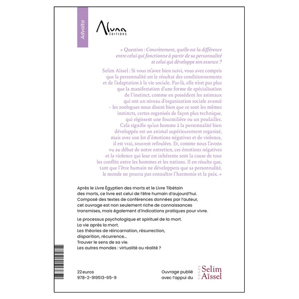 Le livre occidental de la vie et de la mort