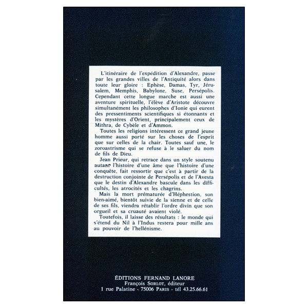 Alexandre le Grand et les Mystères d'Orient