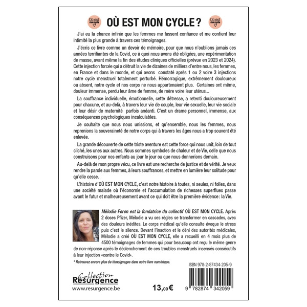 Où est mon cycle ? Et toi, où est le tien ?
