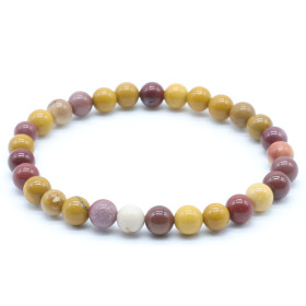 MOOKAITE BRACELET BOULE 6MM