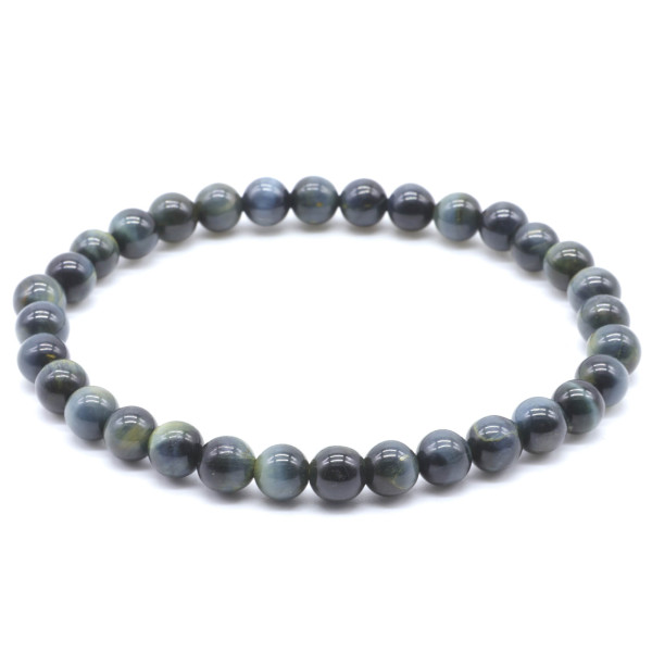 OEIL DE FAUCON BRACELET BOULE 6MM