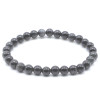 OBSIDIENNE DORE BRACELET BOULE 6MM