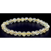 CITRINE BRACELET BOULE 6MM