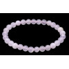 CALCITE ROSE BRACELET BOULE 6MM