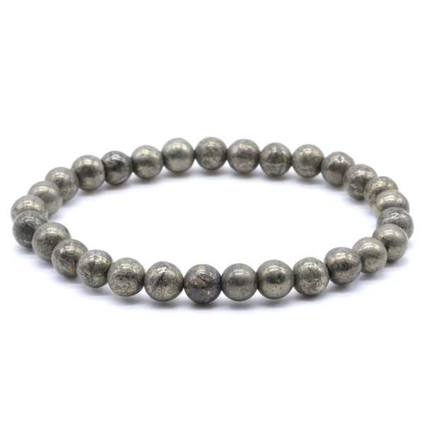 PYRITE BRACELET BOULE 6MM
