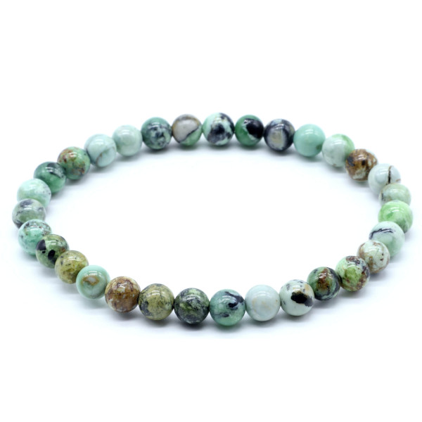 VARISCITE BRACELET BOULE 6MM