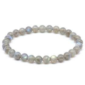 labradorite ABracelet boule 06mm