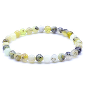 Opale Verte perles 6mm Bracelet