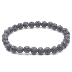 lave perles 6mm Chine Bracelet pierre de