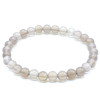 Agate Grise A Botswana perles 6mm Bracelet