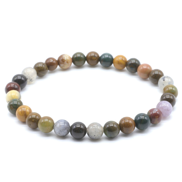 Jaspe Océan A Etats Unis perles 6mm Bracelet