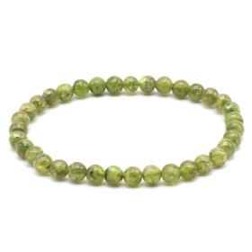 Péridot perles 5-6mm Bracelet