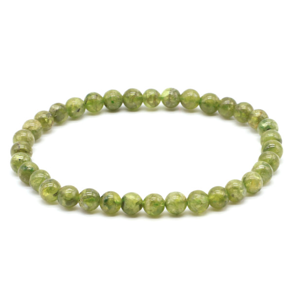 Péridot perles 5-6mm Bracelet