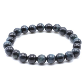 OEIL DE FAUCON BRACELET BOULE 8MM