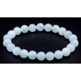AIGUE MARINE BRACELET BOULE 8MM