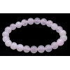 CALCITE ROSE BRACELET BOULE 8MM