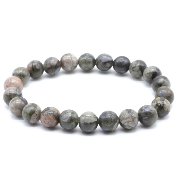 Liberite Bleue A Afrique du Sud perles 8mm Bracelet