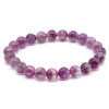 FLUORITE MAUVE BRACELET BOULE 8MM