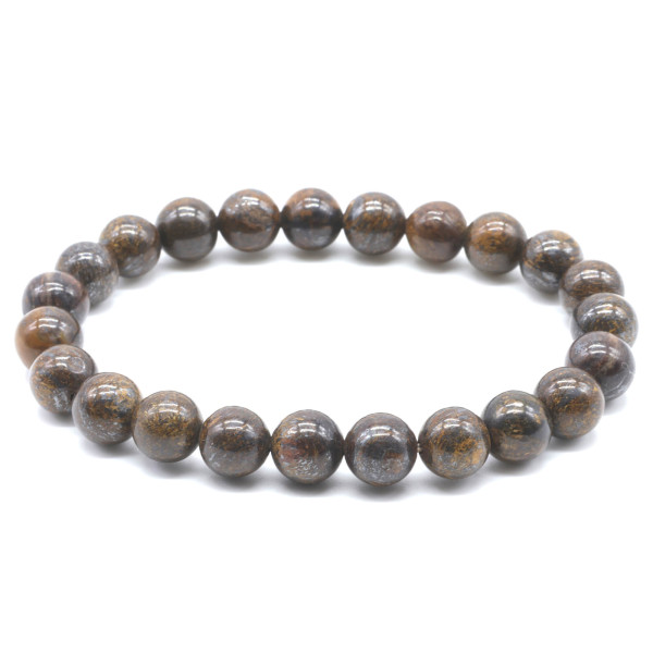 BRONZITE A BRACELET BOULE 8MM