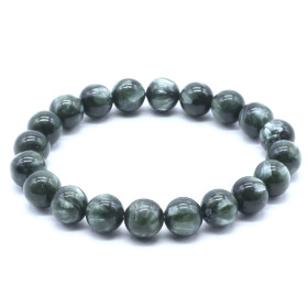 SERAPHINITE AA BRACELET BOULE 10MM