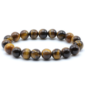 oeil de tigre AA Bracelet boule 10mm