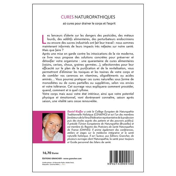 Cures naturopathiques - 40 cures pour drainer le corps et l'esprit