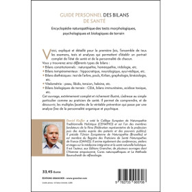 Guide personnel des bilans de santé