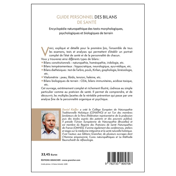 Guide personnel des bilans de santé