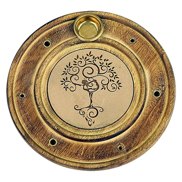 Emballé par 3, BrÃ»le encens Yoga Tree bÃ¢tons/cÃ´nes -- 10 cm