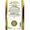 Médaille sur carte Archange Sandalphon