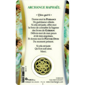 Médaille sur carte Guérison