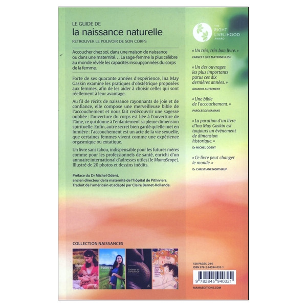 Le Guide de la naissance naturelle - Retrouver le pouvoir de son corps