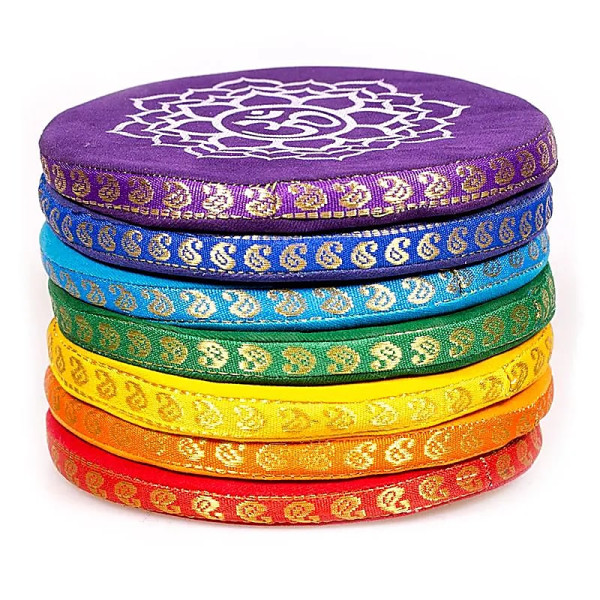 Coussins pour bols chantants SET 7 chakra grand -- 14.5 cm