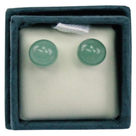 Boucles d'oreilles perles d'Aventurine - 6 mm