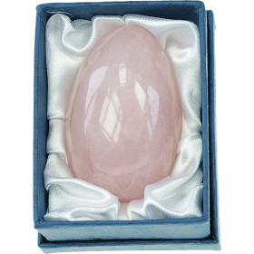 Oeuf Quartz rose - Pièce de 30 x 45 mm