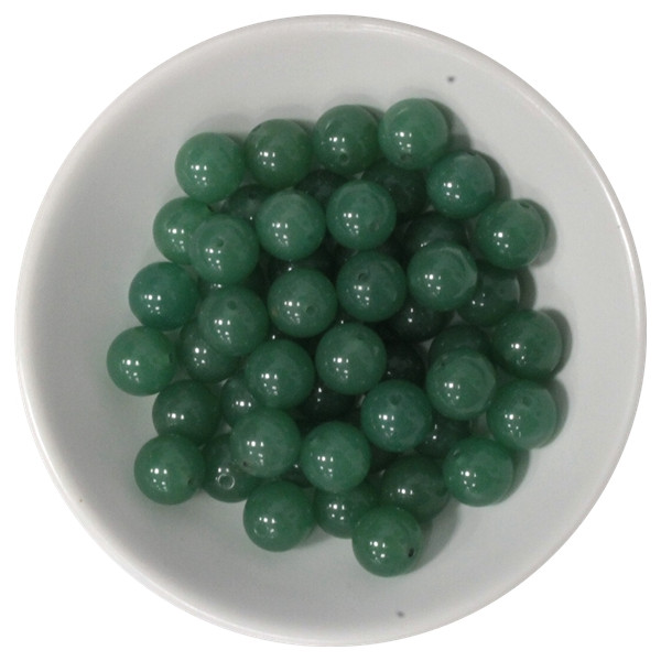 Perles Aventurine 8 mm - Sachet de 50 perles