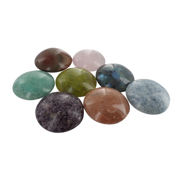 Pierre Labradorite - Forme coussin - 5 cm