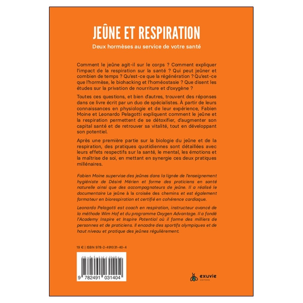 Jeûne et respiration - Deux hormèses au service de votre santé - Théorie et pratique