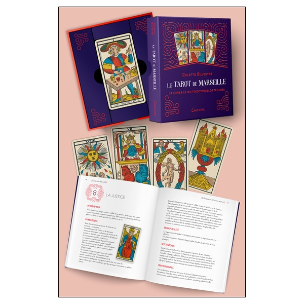 Le Tarot de Marseille - Coffret - Le livre & le jeu traditionnel de 78 lames