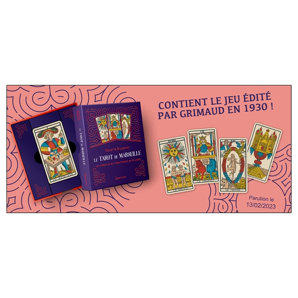 Le Tarot de Marseille - Coffret - Le livre & le jeu traditionnel de 78 lames