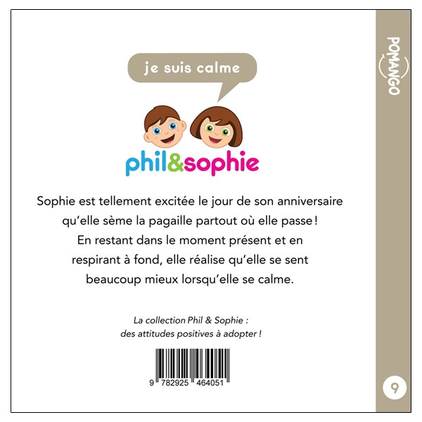 Phil&Sophie - Je suis calme Tome 9