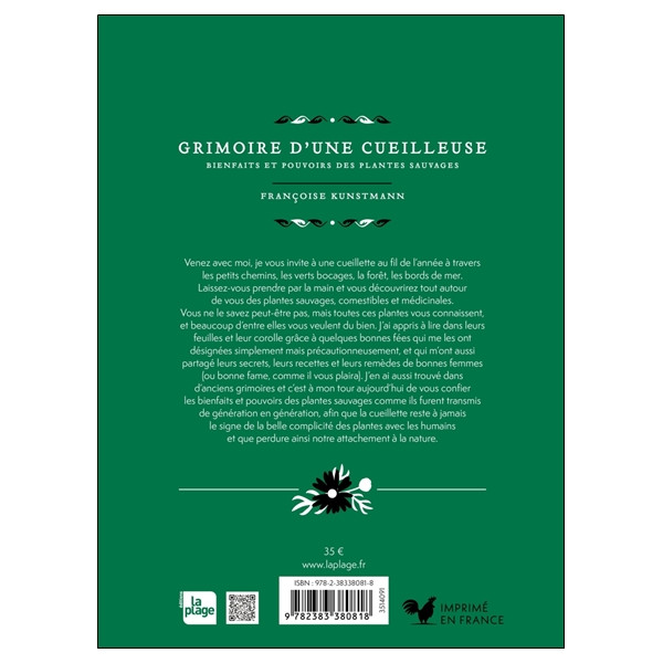 Grimoire d'une cueilleuse - Bienfaits et pouvoirs des plantes sauvages