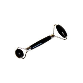 Rouleau de Massage en Obsidienne noire