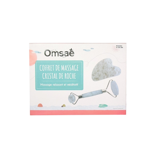 Coffret de Massage pour le Visage en Cristal de roche