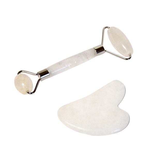 Coffret de Massage pour le Visage en Cristal de roche