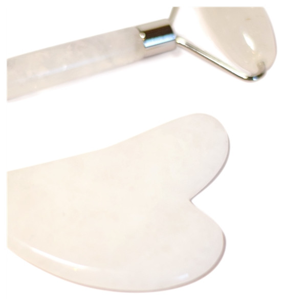 Coffret de Massage pour le Visage en Cristal de roche