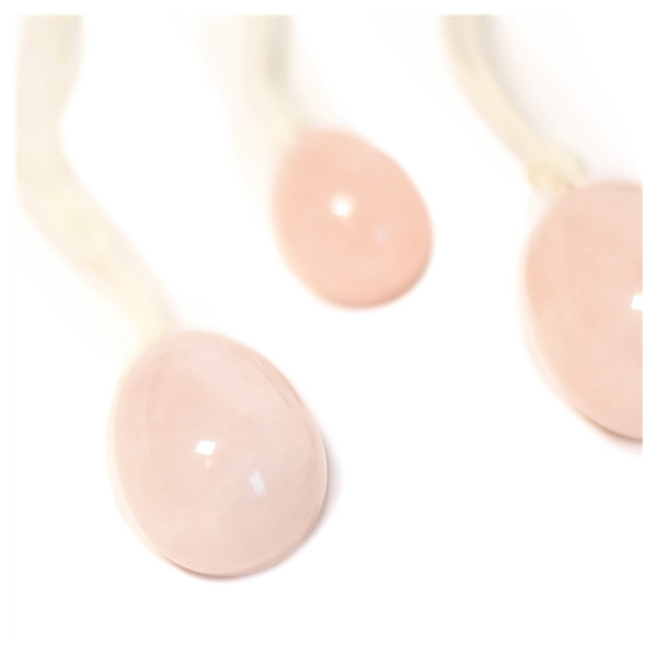 ufs de Yoni en Quartz rose Assortiment de 3